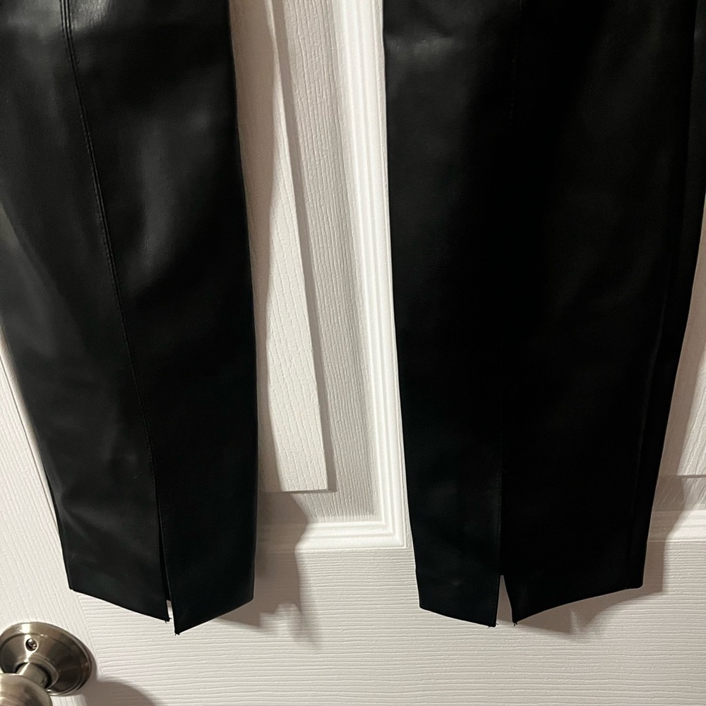 NWT Zara Black leather legging style 5427/220 size Large - Picture 8 of 8